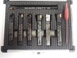 7pc Indexable Carbide lathe tools 8mm Boring bar